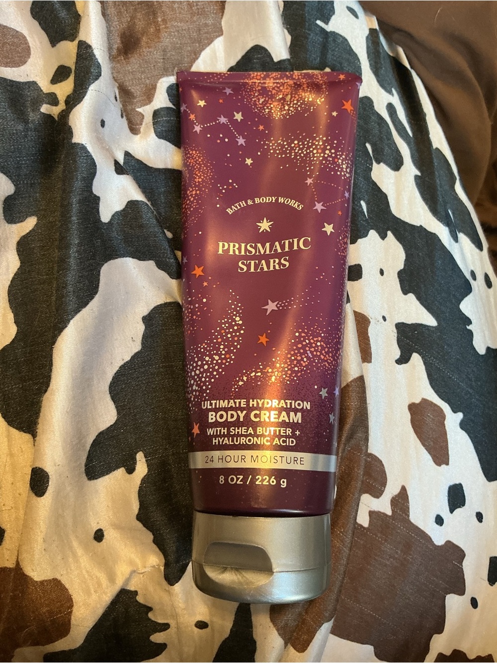 Bath & Body Works Prismatic Stars Body Cream - Plum with Gold Accents